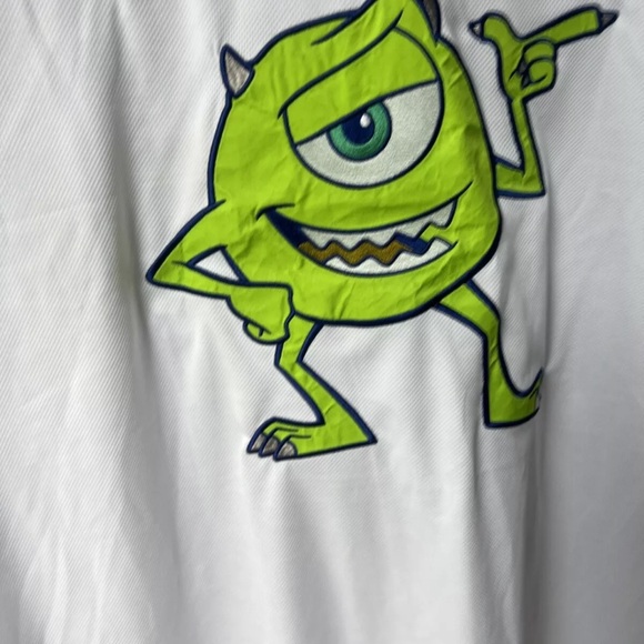 Disney Parks Monsters Inc Mike Wazowski Baseball Jersey Adult  2XL - Picture 6 of 9